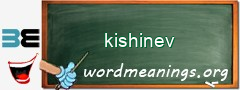 WordMeaning blackboard for kishinev